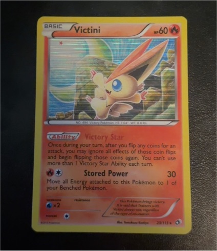 2013 Pokémon Legendary Treasures #23 Victini — front