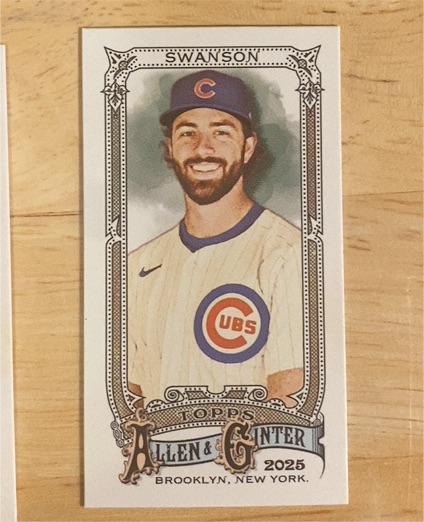 2025 Topps Allen & Ginter #52 Dansby Swanson — front
