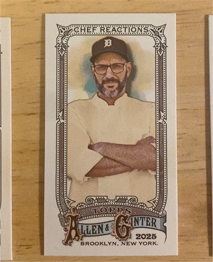 2025 Topps Allen & Ginter #211 Chef Reactions — front