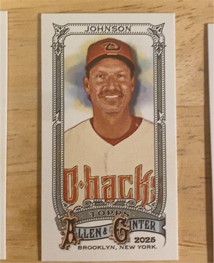 2025 Topps Allen & Ginter Mini #4 Randy Johnson — front