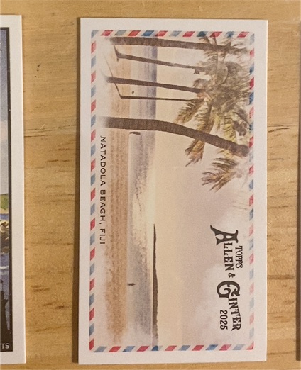 2025 Topps Allen & Ginter #BI-3 Natadola Beach — front