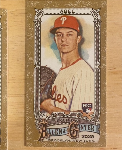 2025 Topps Allen & Ginter Mini #272 Mick Abel — front