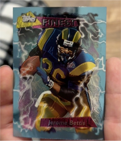 1995 Topps Finest #205 Jerome Bettis — front