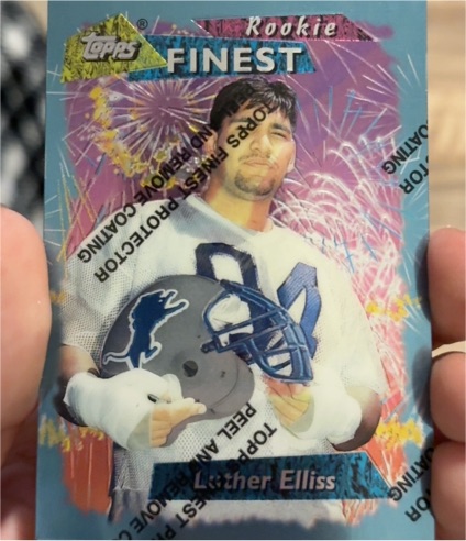 1995 Topps Finest #203 Luther Elliss Rookie — front