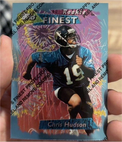 1995 Topps Finest #179 Chris Hudson — front