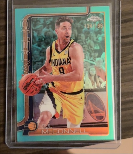 2025 Topps Chrome #134 T.J. McConnell — front