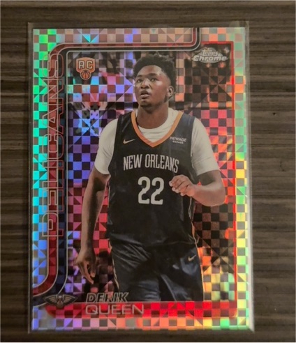2025-26 Topps Chrome #263 Derik Queen — front
