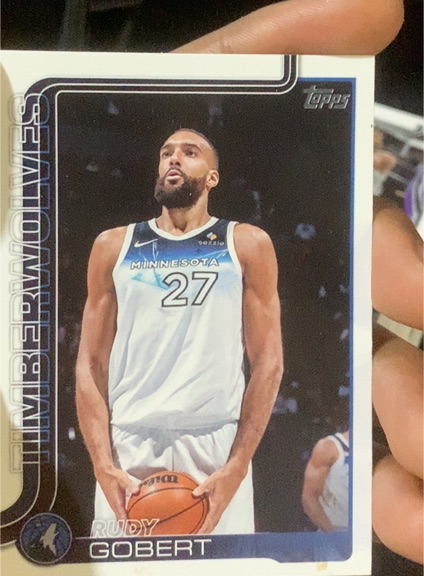 2025-26 Topps #111 Rudy Gobert — front