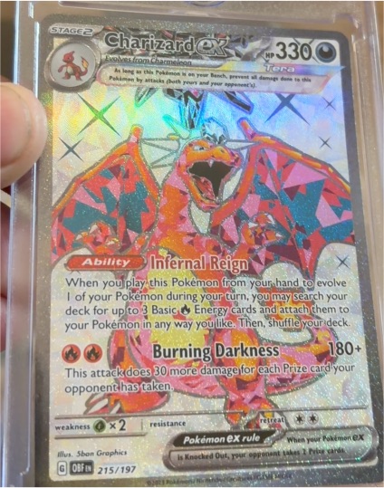 2023 Pokémon SV03: Obsidian Flames #215 Charizard ex — front