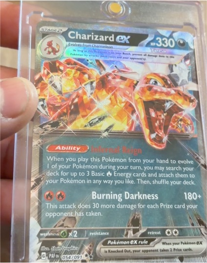 2023 Pokémon TCG Paldean Fates #054 Charizard ex — front