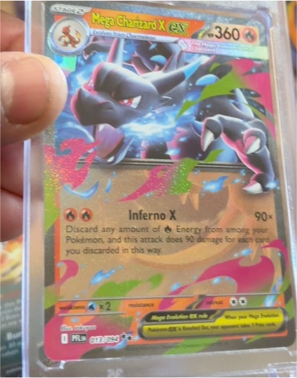 2021 Pokemon Mega Charizard X ex 013/094 — front