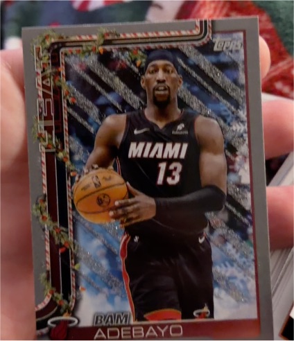2025-26 Topps Holiday #H60 Bam Adebayo — front