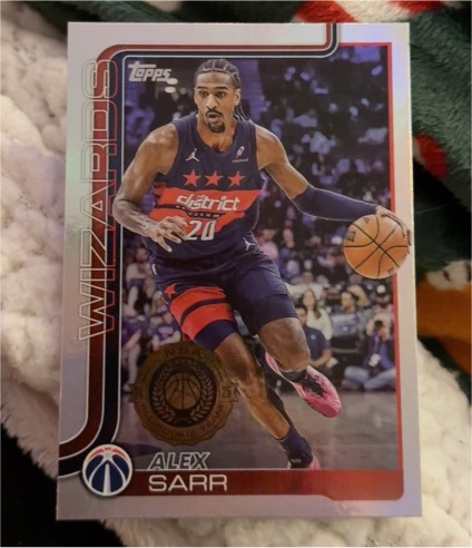 2025-26 Topps #96 Alex Sarr — front