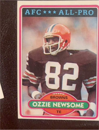 1980 Topps #110 Ozzie Newsome — front