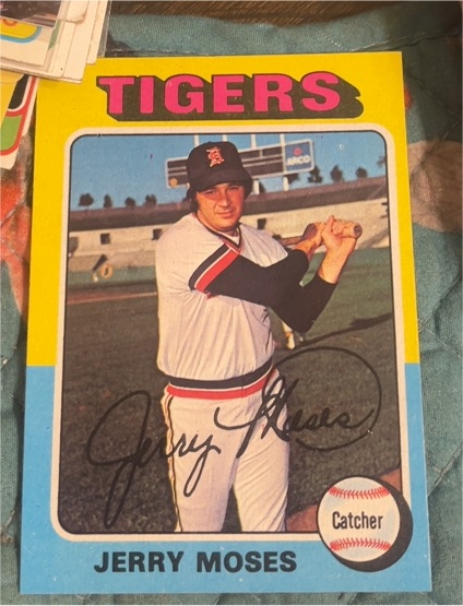 1975 Topps #271 Jerry Moses — front