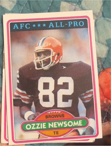 1980 Topps #110 Ozzie Newsome — front