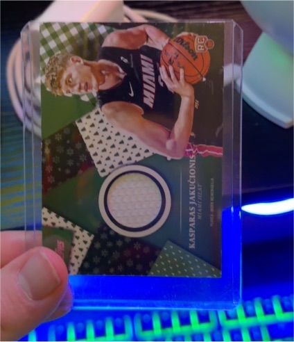 2025-26 Topps Holiday #HR-14 Kasparas Jakucionis — front