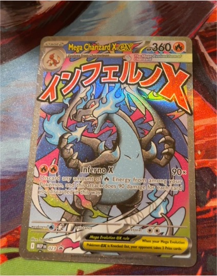 2015 Pokémon Mega Charizard X EX #023 — front