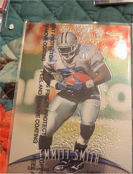 1998 Topps Finest #160 Emmitt Smith — front