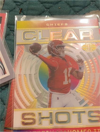 2021 Panini Illusions Clear Shots #CS-2 Patrick Mahomes II — front