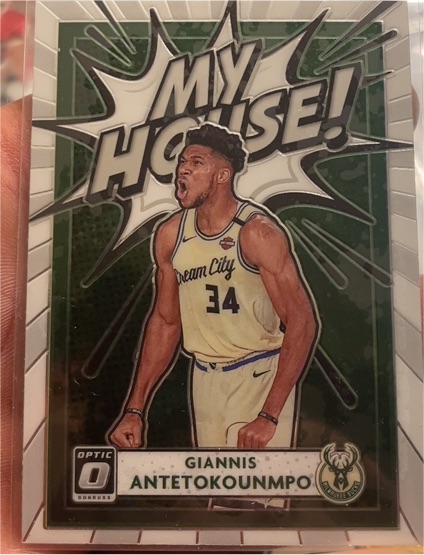 2020-21 Donruss Optic #2 Giannis Antetokounmpo My House — front