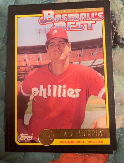 1992 Topps McDonald's Baseball's Best #30 Dale Murphy — front