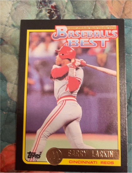1992 Topps McDonald's Baseball's Best #21 Barry Larkin — front