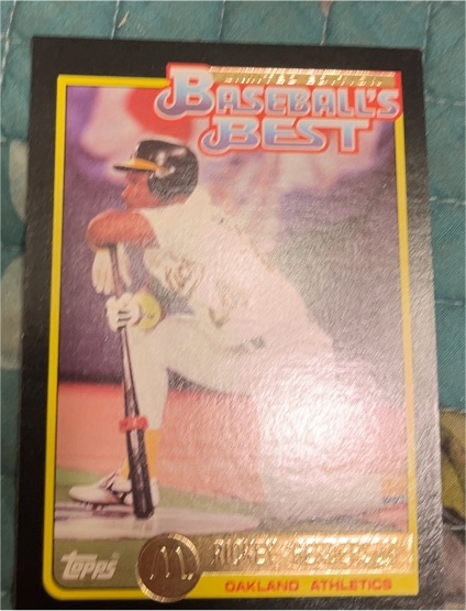1992 Topps McDonald's Limited Edition Baseball's Best #43 Rickey Henderson — front