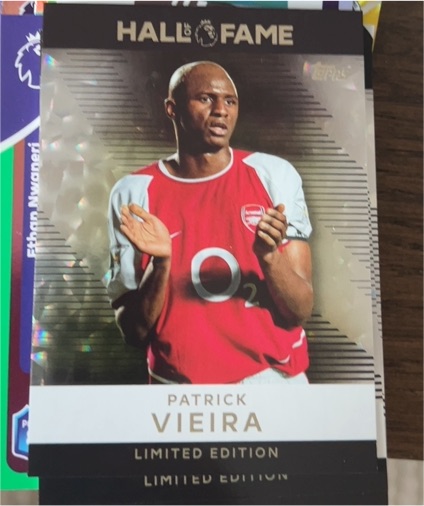 2025-26 Topps Premier League #HOF7 Patrick Vieira — front