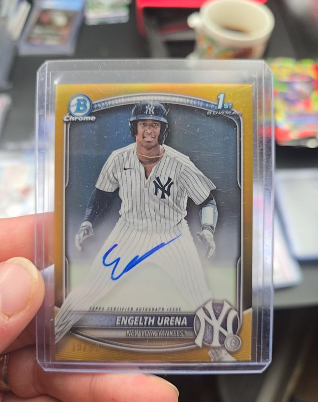 2025 Bowman Chrome #CPA-EU Engelth Urena — front