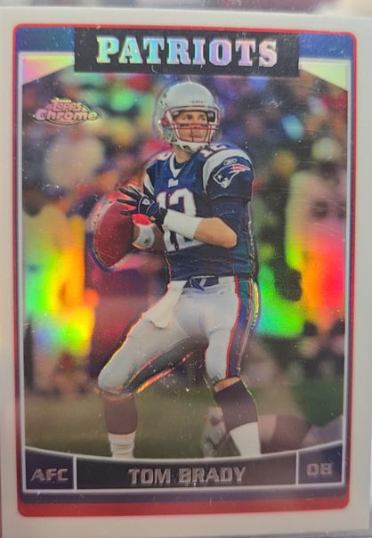 2006 Topps Chrome #106 Tom Brady — front