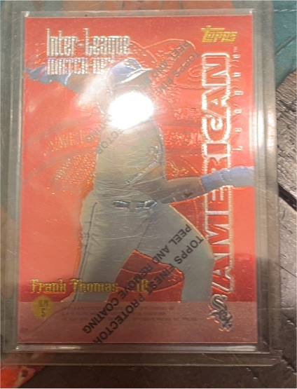 1997 Topps Finest Inter-League Match-Up #ILM9 Frank Thomas — front