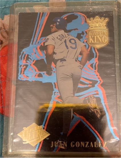 1994 Ultra Juan Gonzalez Homerun King 1/12 — front