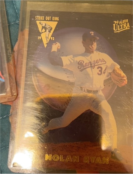 1993 Fleer Ultra Strikeout King #4 Nolan Ryan — front