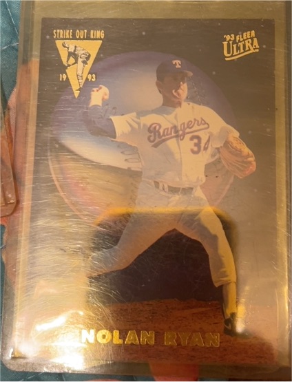 1993 Fleer Ultra Strikeout King #4 Nolan Ryan — front