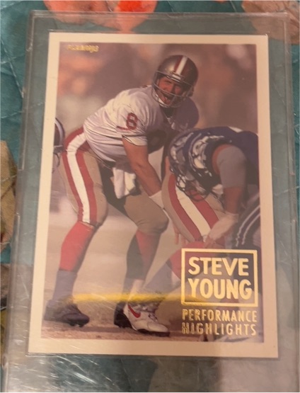 1993 Fleer #10 Steve Young San Francisco 49ers — front