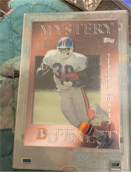 1997 Topps Mystery Finest Bronze #M3 Terrell Davis — front