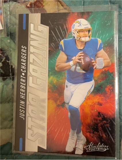 2021 Panini Absolute Star Gazing #SG6 Justin Herbert — front
