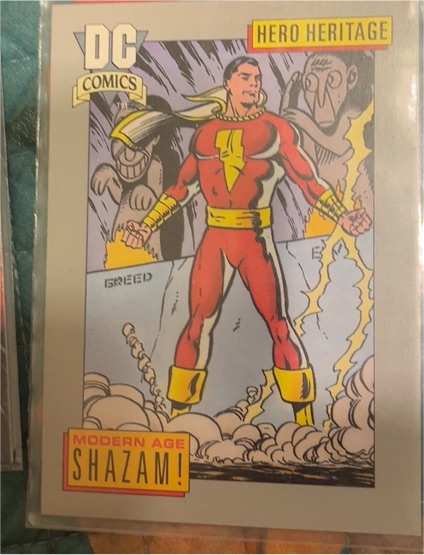 1991 Impel DC Comics Hero Heritage #15 Modern Age Shazam — front