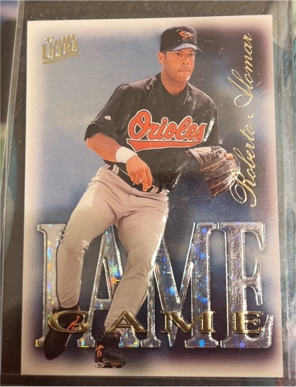 1997 Fleer Ultra Fame Game #15 Roberto Alomar — front