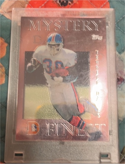 1997 Topps Mystery Finest Bronze #M3 Terrell Davis Broncos — front