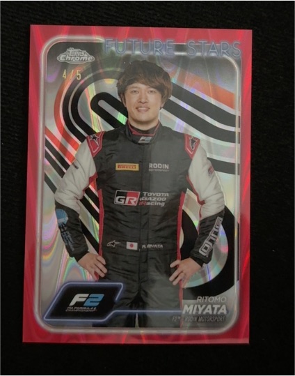 2024 Topps Chrome Formula 1 #26 Ritomo Miyata Future Stars — front