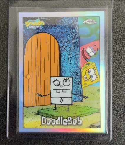2025 Topps Chrome SpongeBob SquarePants #2 DoodleBob — front