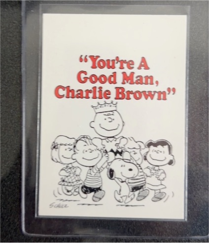 1991 Peanuts Preview #26 "You're A Good Man Charlie Brown" — front