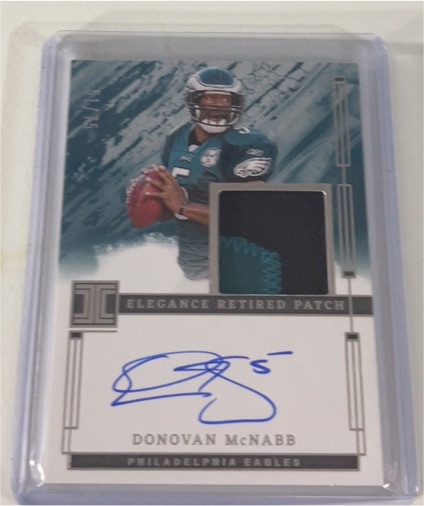 2024 Panini Impeccable Elegance Retired Patch Donovan McNabb — front