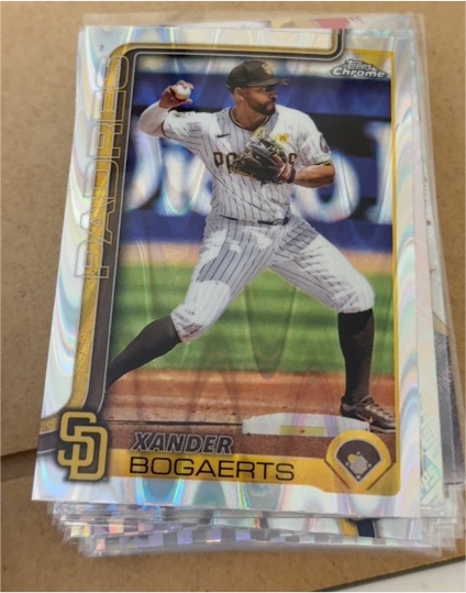 2025 Topps Chrome #229 Xander Bogaerts — front