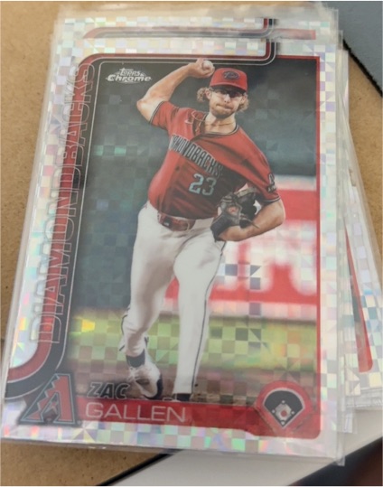 2025 Topps Chrome #4 Zac Gallen — front
