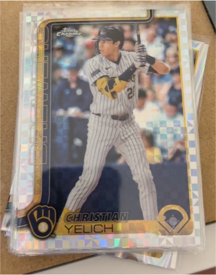 2025 Topps Chrome #89 Christian Yelich — front