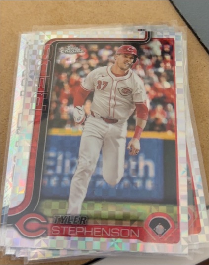 2025 Topps Chrome #112 Tyler Stephenson — front