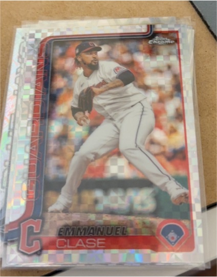 2025 Topps Chrome #135 Emmanuel Clase — front